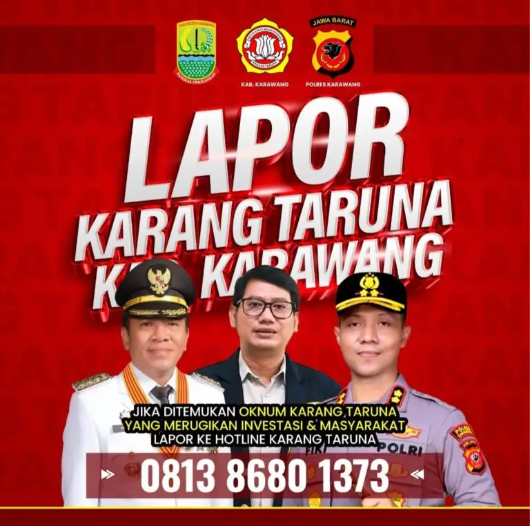 Karawang Maju, Karang Taruna Maju, Lapor Karang Taruna Karawang 0813-8680-1373