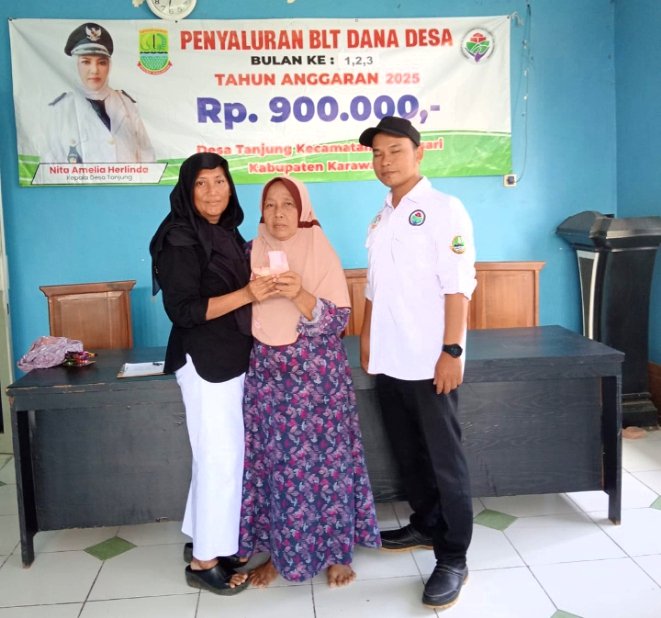 Pemerintah Desa Tanjung Banyusari Salurkan BLT-DD Tahap I, II, III Tahun 2025 Kepada 25 KPM