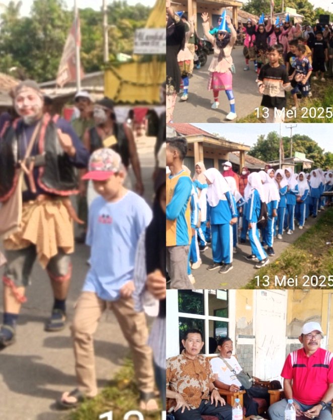 Karnaval Keliling Desa Meriahkan HUT Desa Sumurgede Cilamaya Kulon ke 47 Tahun