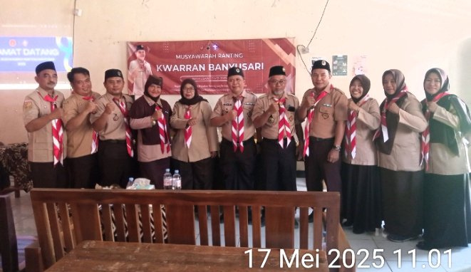 Ketua Lama Kak Atmanagara Terpilih Kembali Sebagai Ketua Kwarran Banyusari
