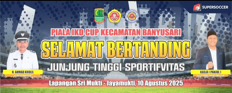 Sambut HUT RI ke 80 Tahun, Karang Taruna Banyusari Karawang Gelar Pertandingan Sepak Bola IKD Cup