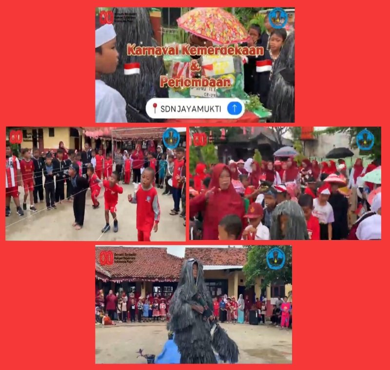 SDN Jayamukti Banyusari Gelar Karnaval dan Lomba HUT RI ke 80, Orang Tua Antusias Dukung Anak-anak
