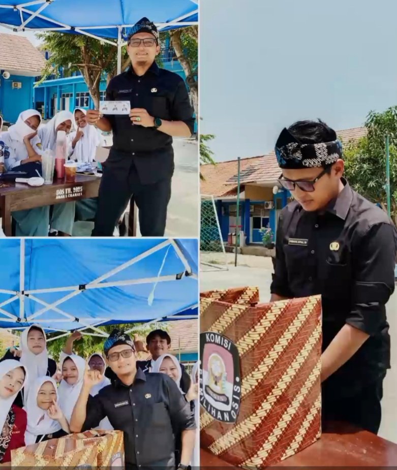 Gumilang Terpilih Jadi Ketua OSIS SMAN 1 Cilamaya Periode 2025–2026, Bahrul Alam Pimpin MPK