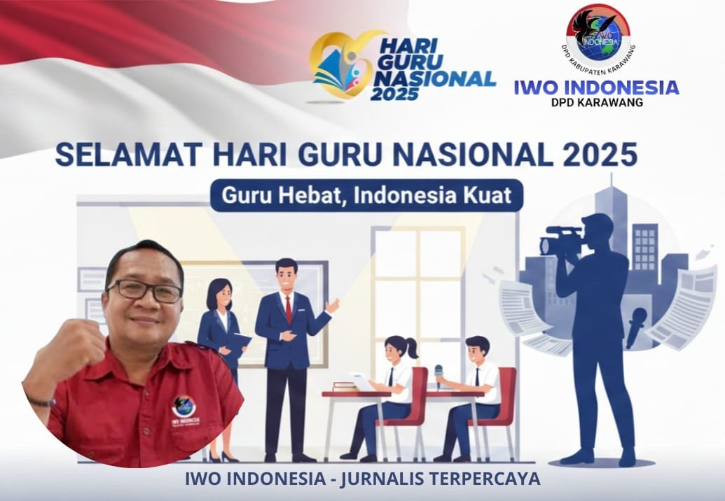 Hari Guru Nasional 2025, IWOI Karawang Beri Penghargaan Pada Peran Guru