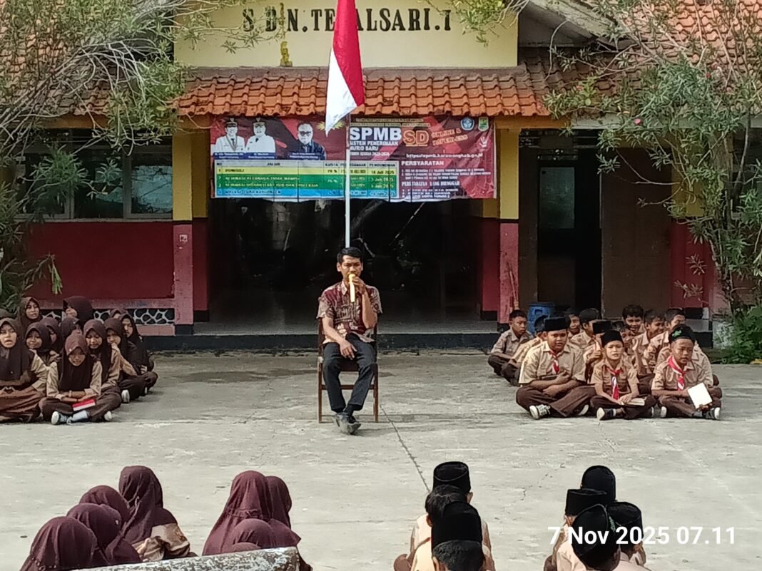 SDN Tegalsari I Cilamaya Wetan Gelar Kegiatan Jumat Religi, Tanamkan Nilai Islami pada Siswa