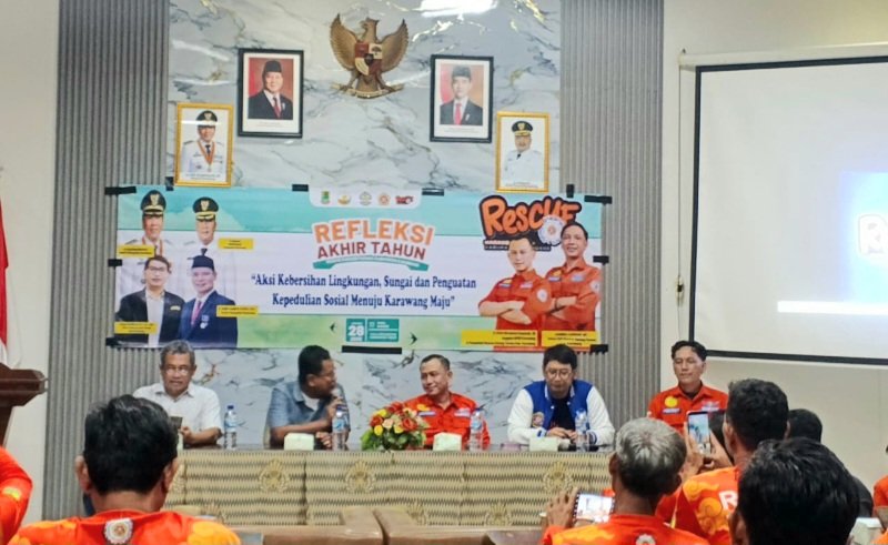 Rescue Karang Taruna Karawang Gelar Refleksi Akhir Tahun, Perkuat Aksi Kebersihan dan Kepedulian Sosial