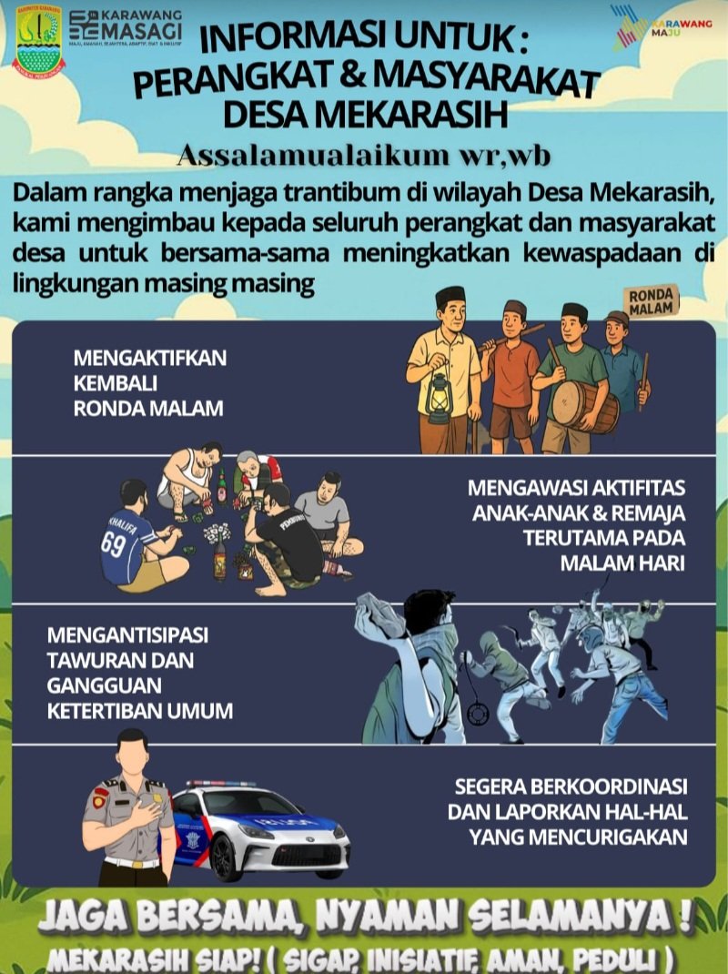 Plt Kades Mekarasih Yasser Arafat Ajak Warga Tingkatkan Kewaspadaan Lingkungan di Bulan Suci Ramadhan