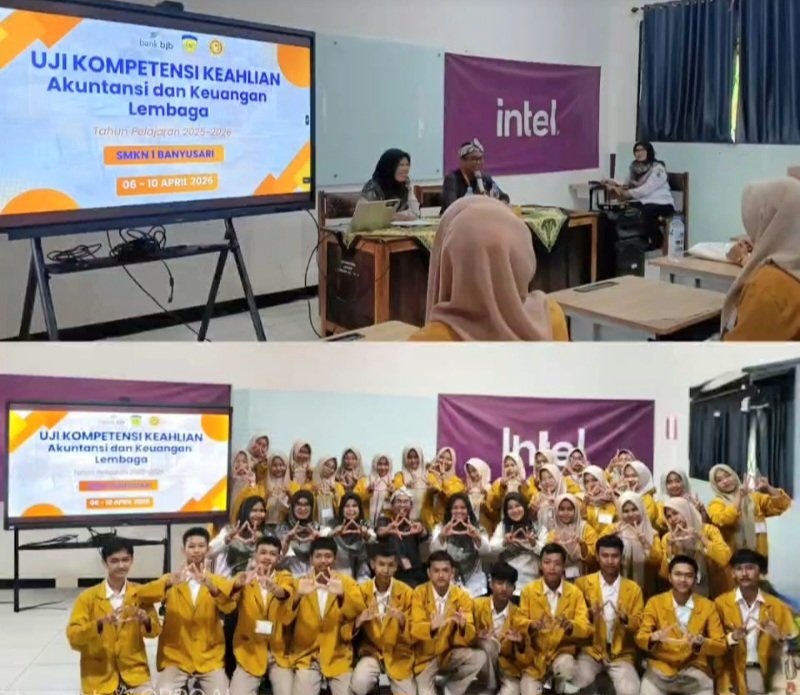 SMKN Banyusari Karawang Gelar UKK Jurusan AKL, Kepala Sekolah Sampaikan Apresiasi dan Harapan