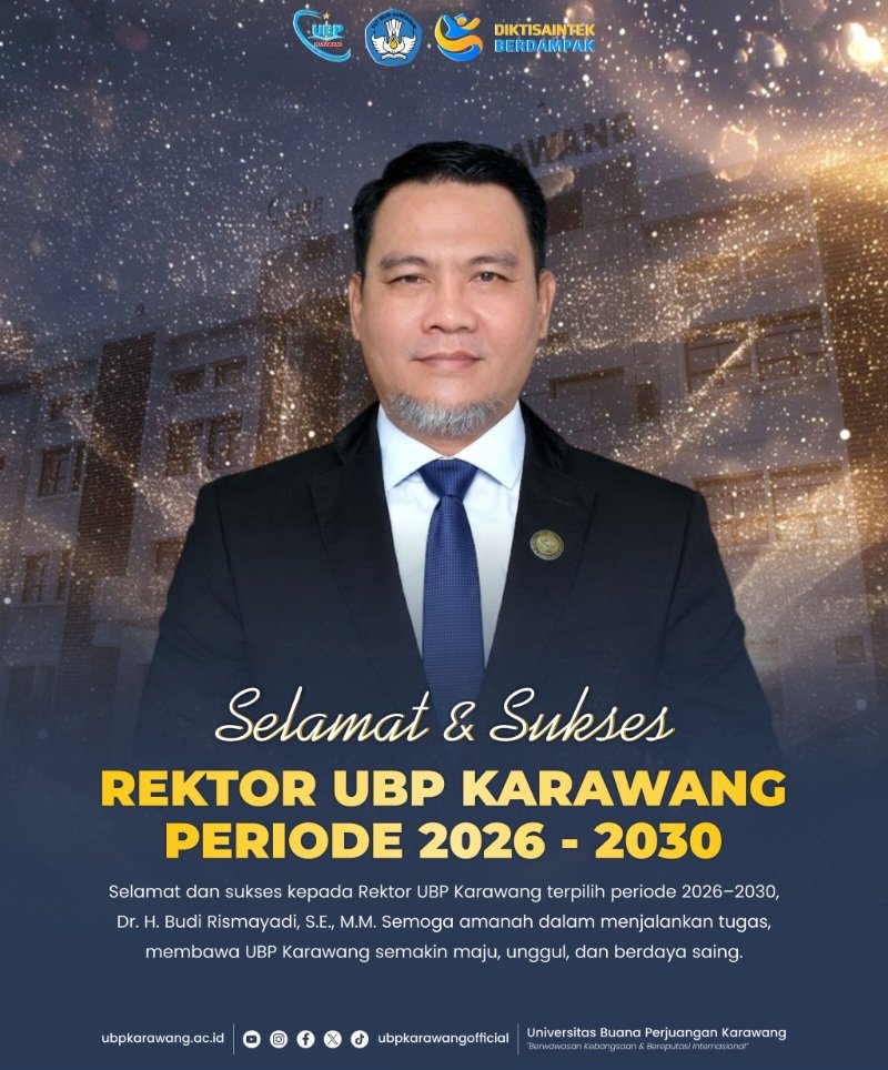 Estafet Kepemimpinan di UBP Karawang, Budi Rismayadi Gantikan Dedi Mulyadi