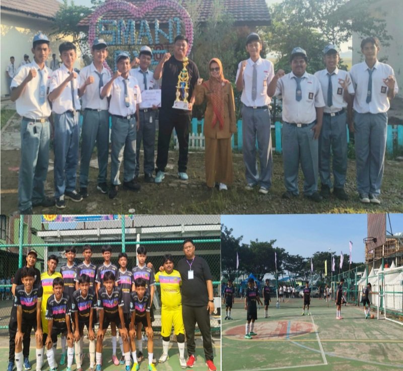 Tim Futsal SMAN Banyusari Karawang Raih Juara 3 di Ajang Futsal Pelajar ALTEENATION 8.0 Se-Jawa Barat