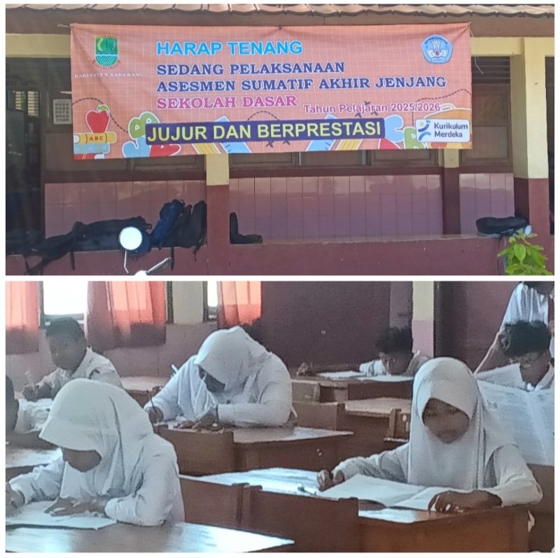 Fokus Bahasa Indonesia dan Pendidikan Pancasila, SDN Kiara 3 Cilamaya Kulon Gelar ASAJ Hari Kedua