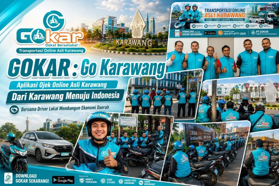 Ratusan Driver GOKAR Karawang Siap Melayani Masyarakat Karawang