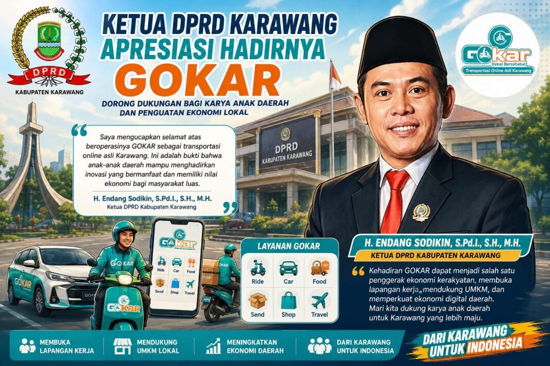 Ketua DPRD Karawang Apresiasi Hadirnya GOKAR, Dorong Dukungan bagi Karya Anak Daerah dan Penguatan Ekonomi Lokal