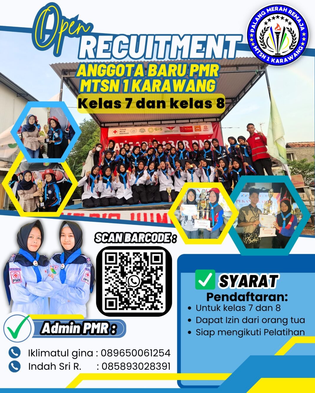 Ingin Belajar Kepalangmerahan? PMR MTsN 1 Karawang Buka Kesempatan untuk Siswa Kelas VII dan VIII