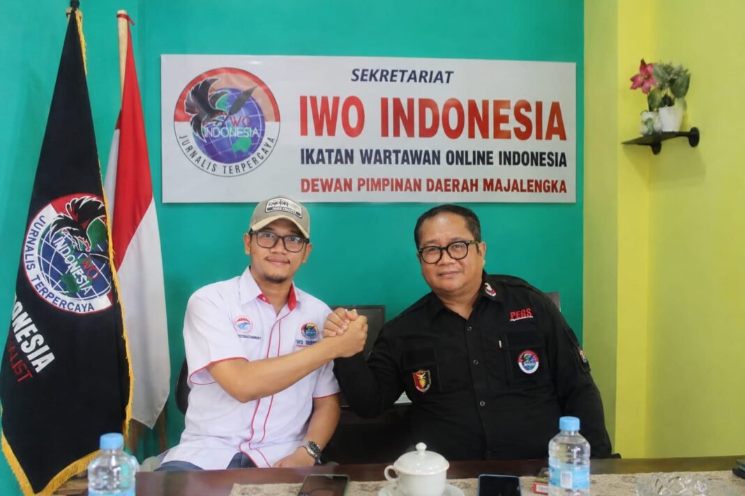 Silaturahmi IWOI Karawang dan Majalengka Perkuat Kompetensi Wartawan Menuju Organisasi Profesi