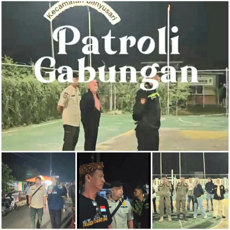Pemerintah Kecamatan Banyusari Karawang Rutin Gelar Patroli Gabungan Tiap Malam Minggu