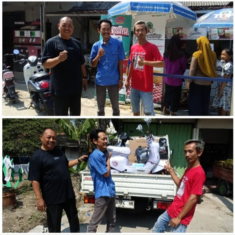Calon BPD Sugeng dan Bakal Calon Kades Joni Hadiri Syukuran Dau RO, Warga Padati Kediaman Tuan Rumah di Mekarasih