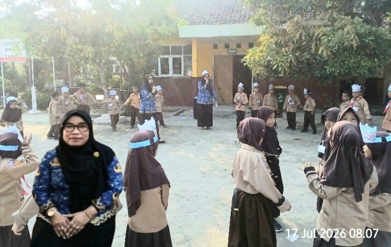 SDN Tegalwaru 1 Cilamaya Wetan Bagi 34 Siswa Baru ke Dua Rombel, MPLS Masuki Hari Ketiga