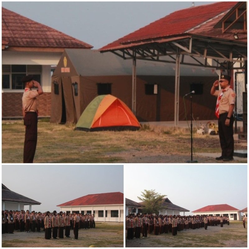 Tanamkan Jiwa Disiplin dan Kepemimpinan, SMKN 1 Banyusari Gelar Masa Orientasi Pramuka Siswa Baru
