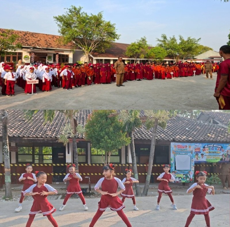 Meriah, SDN Gempol 1 Banyusari Tutup MPLS Ramah 2026 dengan Upacara dan Pentas Seni Siswa