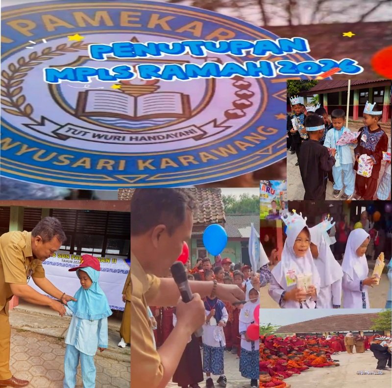 MPLS SDN Pamekaran 2 Banyusari Berakhir Meriah, Tukar Kado dan Pelepasan Balon Warnai Penutupan