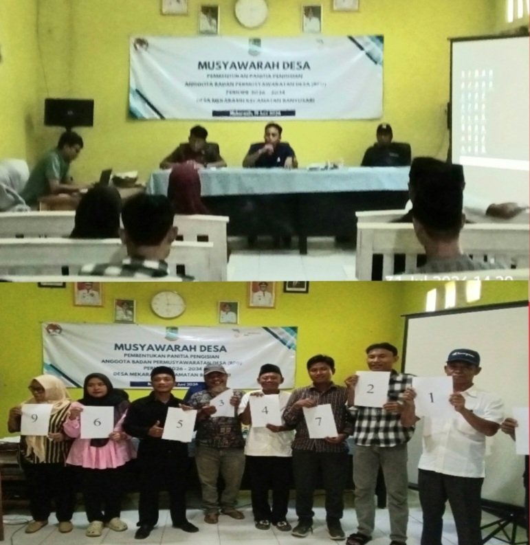24 Calon BPD Desa Mekarasih Resmi Kantongi Nomor Urut, Pj.Kades Yasser Arafat Ajak Ciptakan Kompetisi Sehat