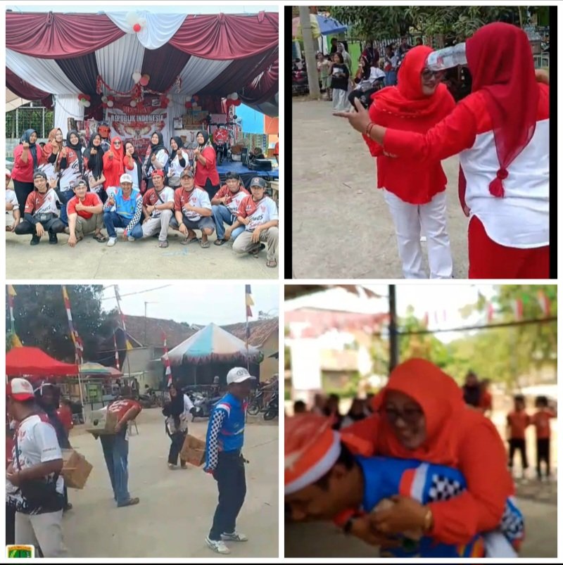 Bukan Hanya Menonton, Kades Sukamulya Ikut Berlomba Bersama Warga Meriahkan HUT RI ke-81