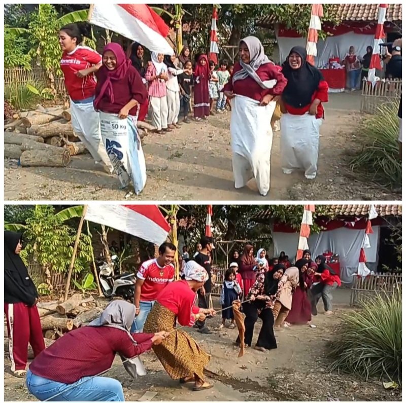 Semarak HUT RI ke-81, Suma Irwanto Gelar Beragam Perlombaan dengan Anggaran Pribadi di Mekarasih