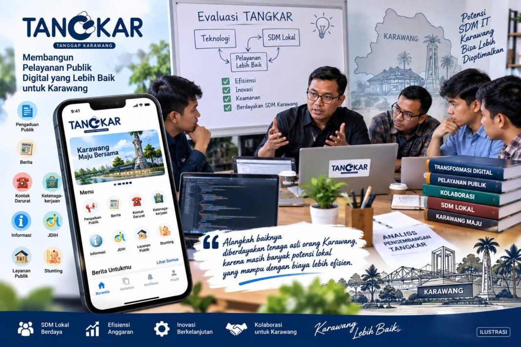 Dorong Layanan Digital Warga, Aplikasi TANGKAR Karawang Disarankan Perkuat Sisi Keamanan Data