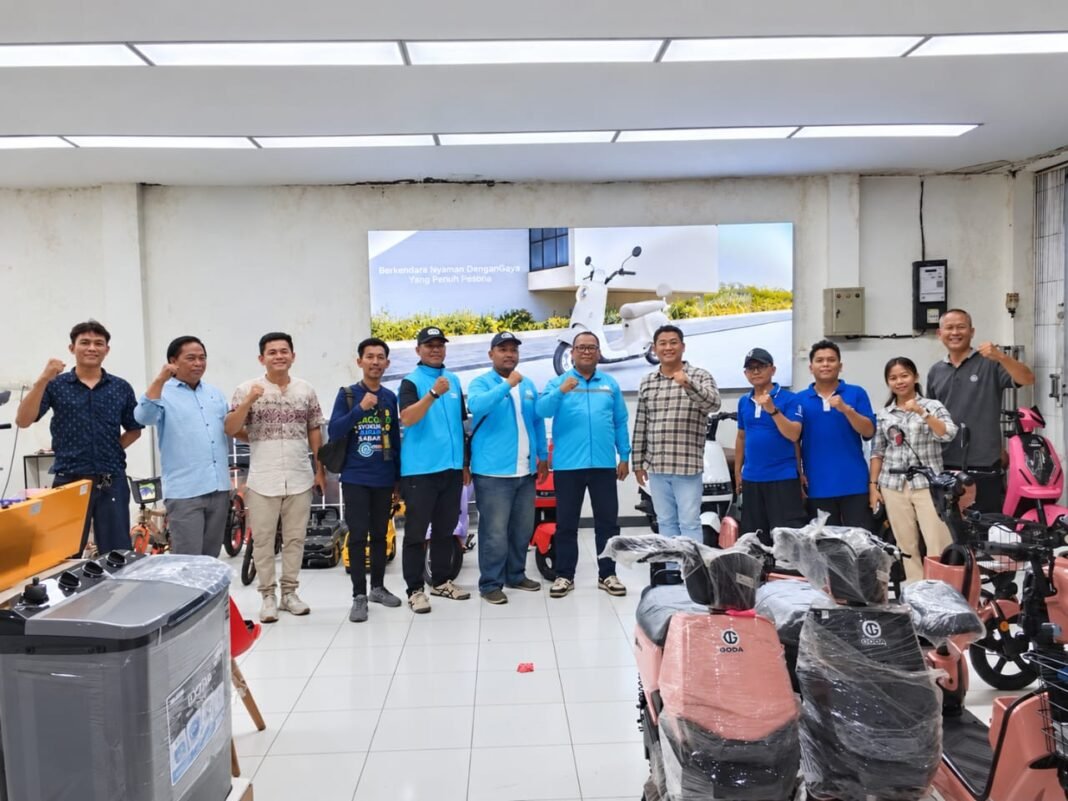 Tridjaya Elektronik Cikampek dan Gokar Buka Peluang Kolabirasi untuk UMKM dan Driver